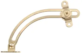 851584 Hardware Essentials Friction Assisted Lid Support-right Side Brass Right