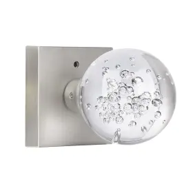 Bs-022 Hiemey Glass Door Knobs Interior With Lock Crystal Round Privacy Clear B