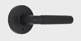 Home Decorators Collection 050134011496 Woodcliff Matte Black Privacy Bed/bath Door Lever