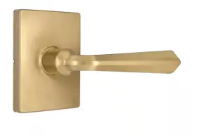 1011857536 Home Decorators Collection Wilshire Brushed Gold Hall/closet Passage Door Lever With Rectangle Rose