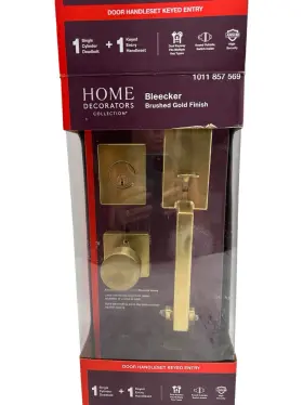 1011857569 Home Decorators Collection Bleeckerl Door Handleset With Ridgeway Interior Knob Ob