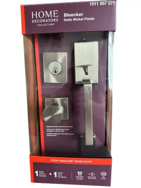 1011857571 Home Decorators Collection Bleecker Door Handleset With Ridgeway Interior Knob New