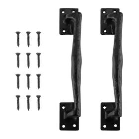 Hmh3264 Home Master Hardware 9 3/4 In Large Rustic Gate Handle Cast Iron Sliding Barn