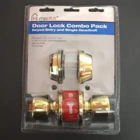 La2140 Home Plus Door Lock Combo Set By Keyed Entry Single Deadbolt