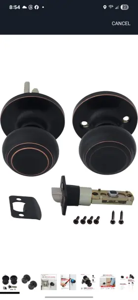 8101403 Honeywell Safes And Door Locks - Classic Passage Knob Interior