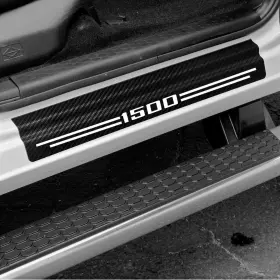 Hong Ht 003-ohds Car Door Sill Protectors Compatible With Dodge Ram 1500 Accessories - 4pcs Ca