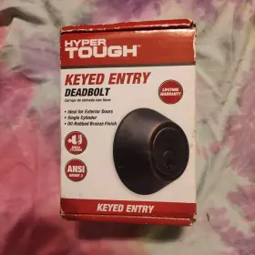 Ht3501-150 Hyper Tough Keyed Entry Deadbolt Lock Oil Rubbed Bronze