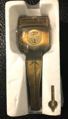 Db-9286-ap Ideal Security Vintage Super Guard Lock Ii 2 Keys New Sealed Package