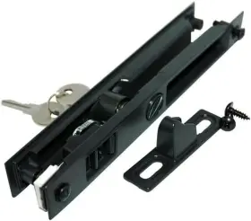 Inc 744110679649 Door Lock Set Bronze Finish Glass Fits Most Doors