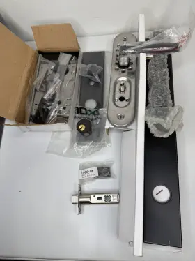 Bw345mt720-10b-rh Inox No Keys Mortise Entry Handleset With Tokyo Lever Inside