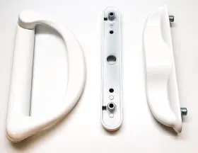 Interlock Usa 720570380257 Sbml Involute Sliding Patio Door Handle Set 6.62ftft White