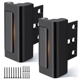 Jkrycyf 762849639284 2 Pack Home Security Door Reinforcement Lock Locks For Kids Black