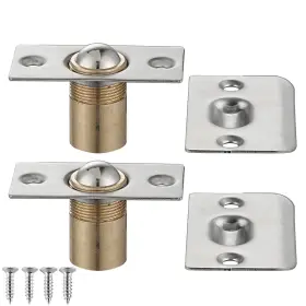 Hbc100-p2 Jqk Closet Door Ball Catch Hardware Stainless Steel Adjustable With St