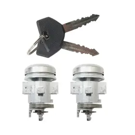5070022 Jrshome Dl6847 2 Pack Dl41 Door Lock Cylinder Set With Keys For Dodge Dakota