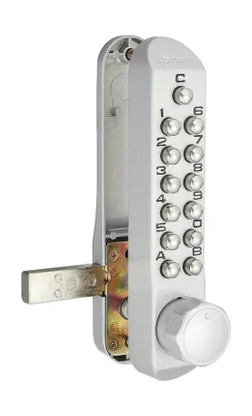 22204 Keylex Mechanical Push-button Door Lock Heavy-duty Keyless Entry Weather-resis