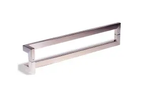 Kt3015-600-01 Keytiger 24 Inch Back-to-back Modern Front Door Handles Brushed Satin Nickel Finish St