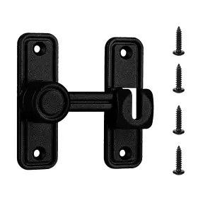 Ky015 Kinktons Barn Door Lock Latch 90 And 180 Degree Heavy Duty Hardware Bar