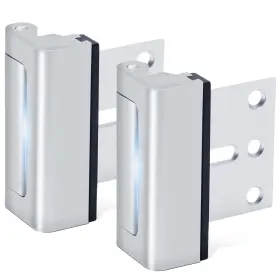 200910 Kirphealy Home Security Door Lock 2 Pack Reinforcement Locks For Silver