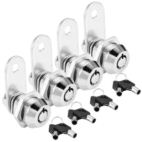 Ivus000361 Kitmose Ksmiley Tubular Cam Lock Set With 5/8 Inch Cylinder And Chrome Finish 4 Pack Wit