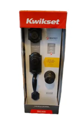 Kwikset 023351396349 New Montara Single Cylinder Door Handset Juno Entry Knob Venetian Bronze