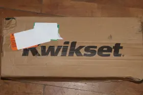 1005066634 Kwikset Door Handleset With Halifax Square Handle