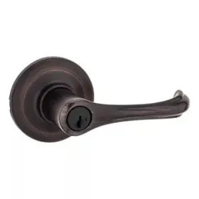 94090-008 Kwikset 409/dnl-orb/sn 66646 409dnl Smartkey Entry Lever Lock Venetian Bronze/satin Nickel