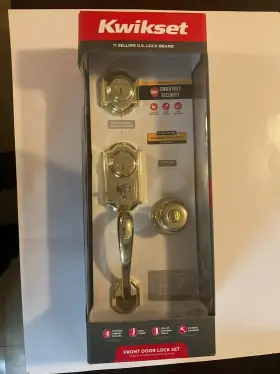 553mnhxj Kwikset 3 Smt Cp Smartkey Montara Single Cylinder Handle Polished Brass