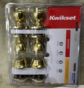 62975 Kwikset Keyed Entry Single Cylinder Deadbolt With Microban - New Keys