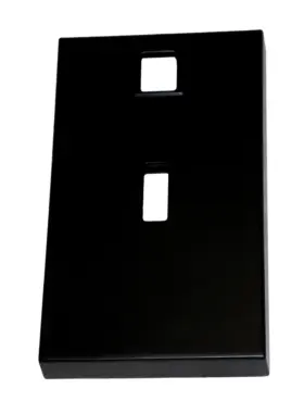 819scelip-514 Kwikset 63877 Exterior Door Back Plate Only For Dummy Handleset