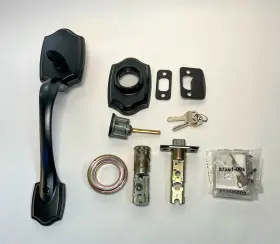 687bw-15-rcal-rcs-lip Kwikset Entry Exterior Handleset - Venetian Bronze