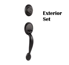 687dalip-11ps.ds Kwikset Dakota Single Cylinder Handleset Featuring Smartkey Exterior Only