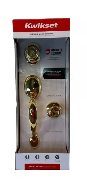 96870-091 Kwikset 687daxt Dakota Single Cylinder Handleset With Tylo Door Knob