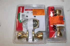 690t-26d Kwikset Bundle Of 2 Tylo Entry Knob And Single Cylinder Combo Pack Brass
