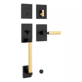 Kwikset 711181951769 Prava Single Cylinder Keyed Entry Door Handleset With Handle Featuring Smart
