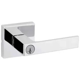 740salsqt-26s Kwikset Singapore Single Cylinder Keyed Entry Door Lever Set Smartkey Chrome