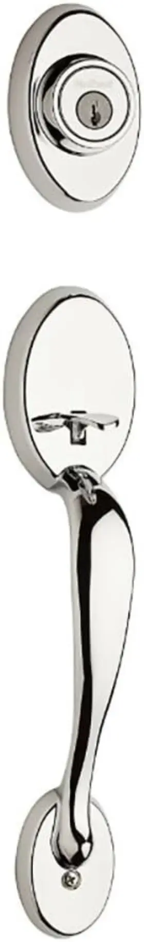 800celip-26 Kwikset Chelsea Single Cylinder Exterior Handleset Bright Chrome