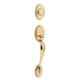 802celip-l03 Kwikset Chelsea Dummy Door Exterior Handleset Polished Brass