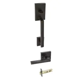 815scehfl-11p Kwikset San Clemente Handleset Venetian Bronze