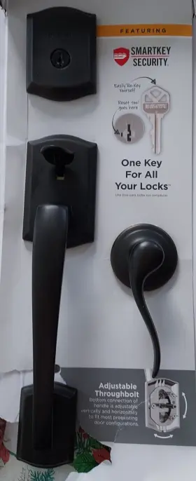 Kwikset 883351753647 Signature Series Front Door Lock Set- New Not In Box