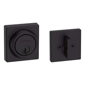 Kwikset 883351782333 816 Keycontrol Deadbolt Lock Matte Black Round Exterior Keyed