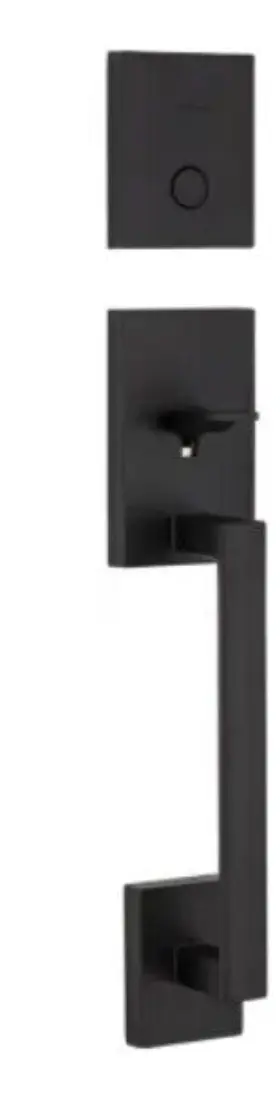 98190-021 Kwikset 883351938389 Dummy San Clemente Exterior Handleset Matte Black