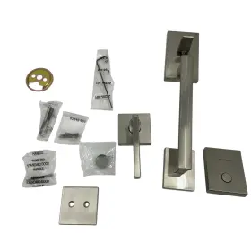 U1301 Kwikset 883351961301 San Clemente Non-functioning Front Door Lock Handle Satin Nickel #u1301