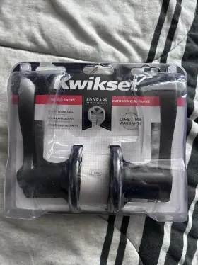 94050-548 Kwikset Keyed Entry Door Lock Set Model Venetian Bronze Easy Install