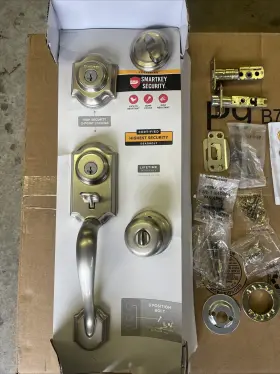 553mnhxj15 Kwikset 95530-018 Montara Handleset With Juno Knob Satin Nickel #6qi