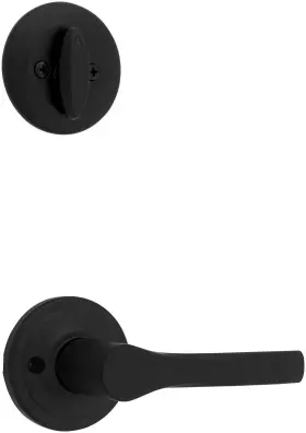 966hyl-514.univ Kwikset Henley Lever Single Cylinder Interior Pack Matte Black