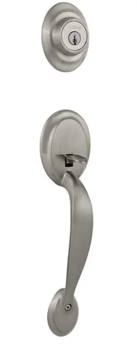 96879-008 Kwikset 687da Lip 15a Rcal Rcs Exterior Handle Set Nickel