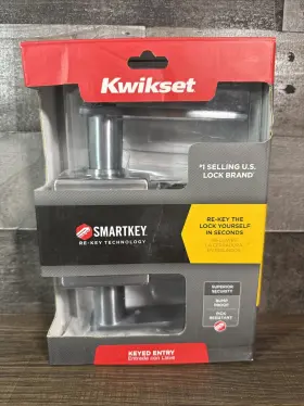 97402-759 Kwikset / Keyed Entry Door Lever Smartkey New And Sealed