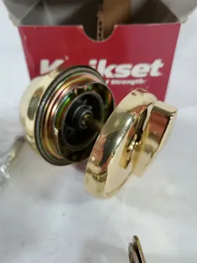 97809-005 Kwikset 780 3 Rcal Rcs Bbpkg Deadbolt Single Cyl Gold