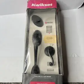 98001-133 Kwikset Arlington Single Cylinder Door Handleset Smartkey Venetian Bronze