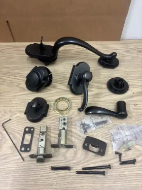98001-379 Kwikset Austin Single Cylinder Handleset Venetian Bronze For Parts